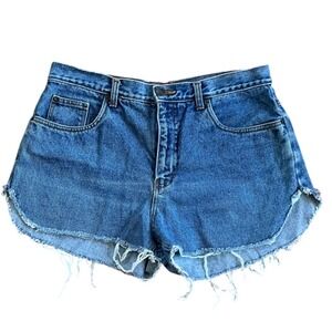 Vintage Bill Blass Jeans Brittany 90's Denim Shorts Cut Off Raw Hem Y2K Size 12